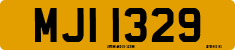 License plate of the United Kingdom, Northern Ireland (1966)