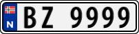 License plate of Norway, Trailers, motorcycles, special vehicles