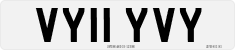 License plate of the United Kingdom, 2001 year system