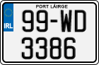 License plate of Ireland, Regular plates