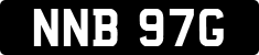 License plate of the United Kingdom, 1963 year system