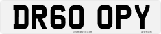 License plate of the United Kingdom, 2001 year system