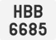 License plate of Malaysia, Taxi (HAB 1(234))