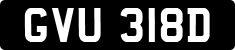 License plate of the United Kingdom, 1963 year system