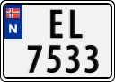 License plate of Norway, Trailers, motorcycles, special vehicles
