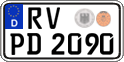 German license plate, Regular plates