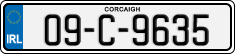 License plate of Ireland, Regular plates
