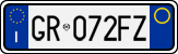 License plate of Italy, Cars (1994 year series)