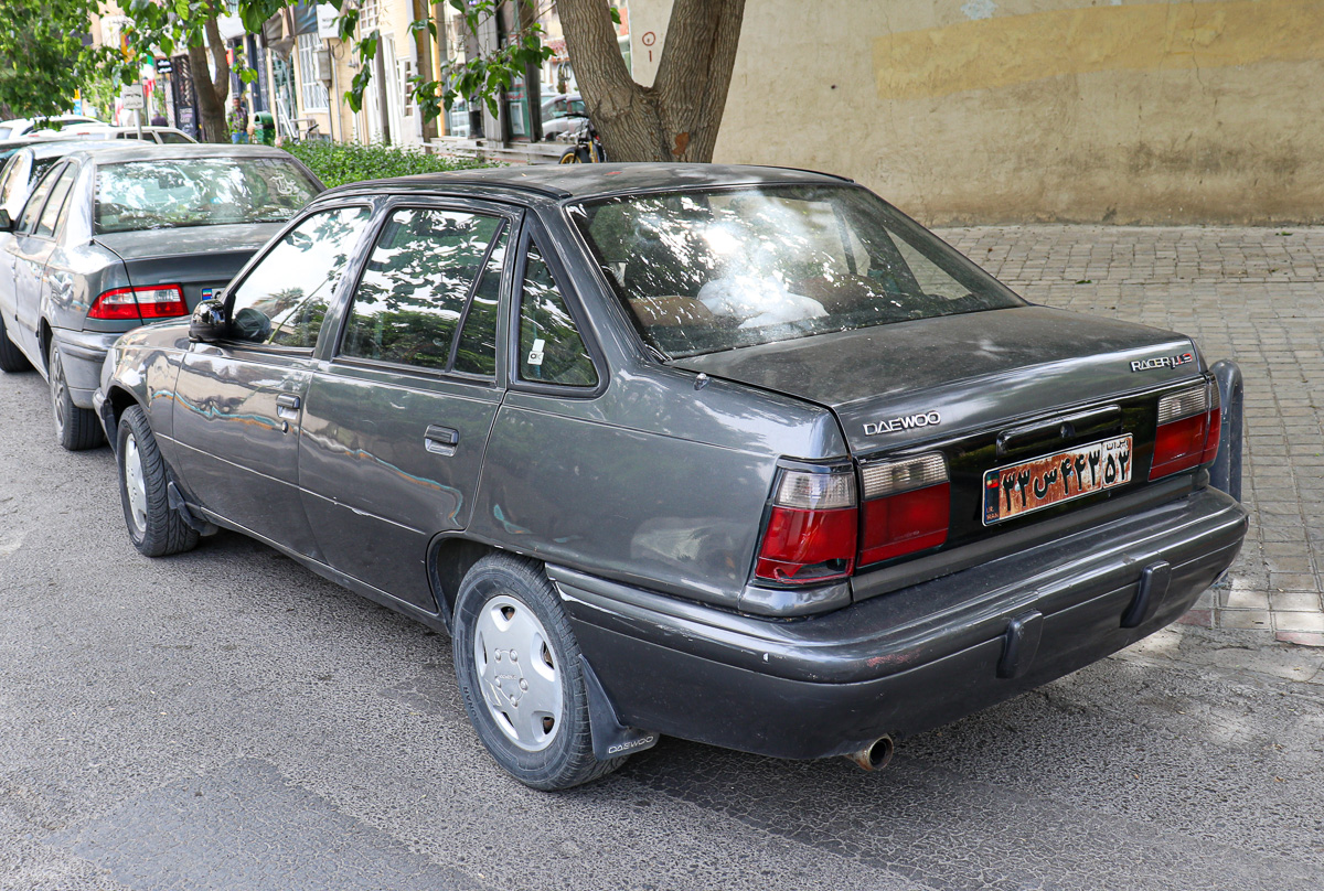 ۳۳س۲۲۳ ۵۳, Daewoo Racer 1st gen Sedan (T-body), 1986–1995