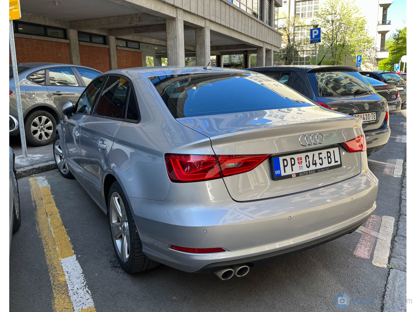 PP 045-BL, Audi A3 3rd gen Sedan (8VS/8VM), facelift, 2016–2020