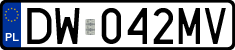 License plates of Poland, Regular car plates