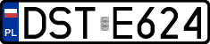 License plates of Poland, Regular car plates