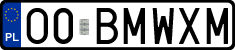 License plates of Poland, Vanity Plates