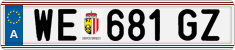 License plate of Austria, Regular plates