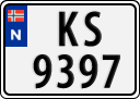 License plate of Norway, Trailers, motorcycles, special vehicles