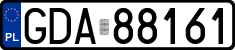 License plates of Poland, Regular car plates
