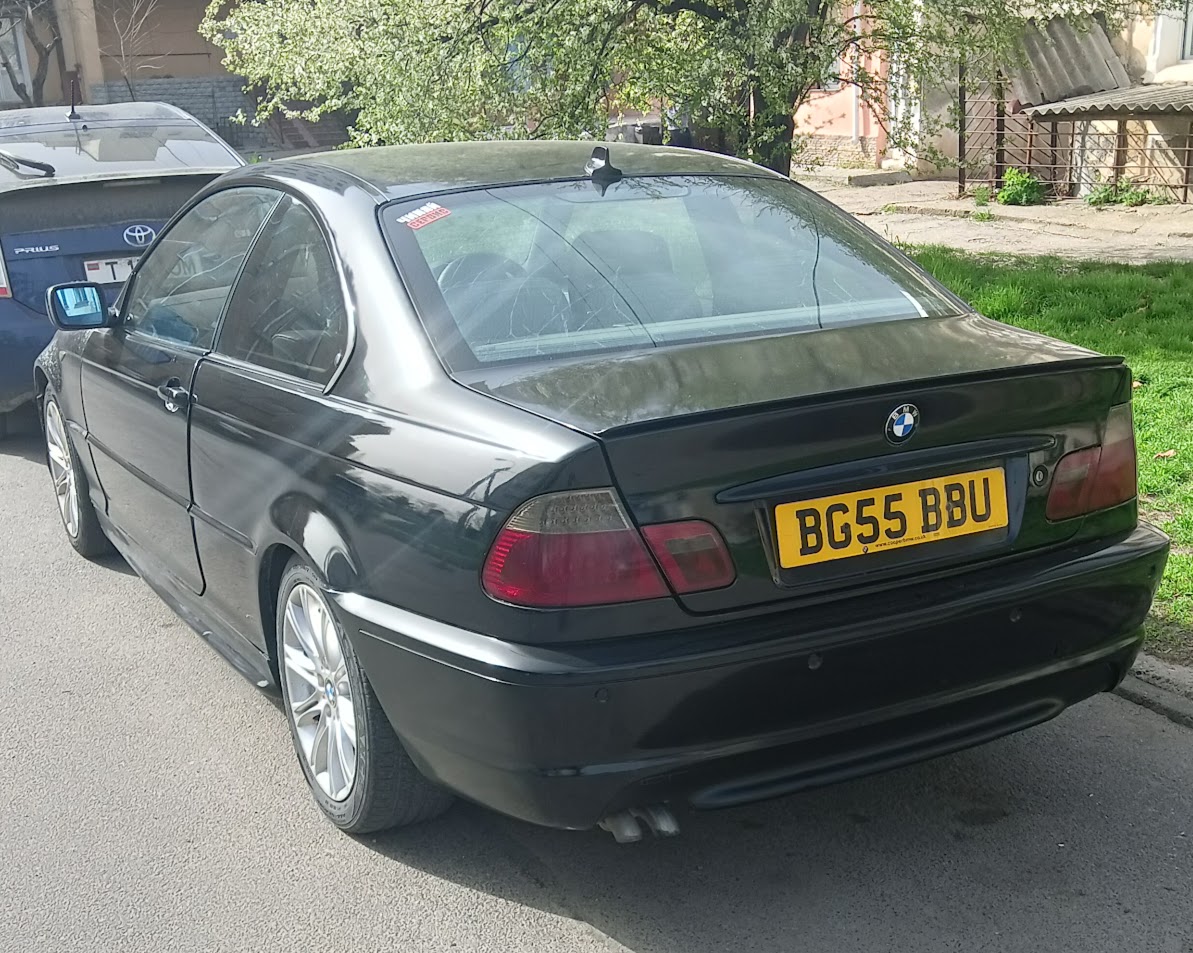 BG55BBU, BMW 3 Series 4th gen Coupé (E46), 1999–2006