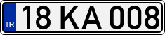 License plate of Turkey, Regular plates