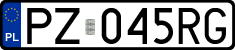 License plates of Poland, Regular car plates