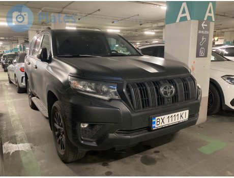 BX 1111 KI, Toyota Land Cruiser Prado