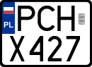 License plates of Poland, Special vehicles and motorcycles