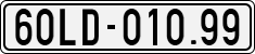 License plate of Vietnam, Specialty plates