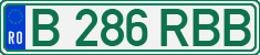 License plate of Romania, Regular plates