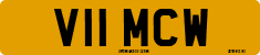 License plate of the United Kingdom, 1983 year system