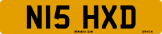 License plate of the United Kingdom, 1983 year system