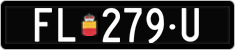License plate of Liechtenstein, Dealer (with 