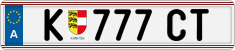 License plate of Austria, Regular plates