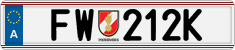 License plate of Austria, Official services and consulates