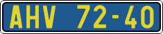 License plate of the Czech Republic, Foreign citizens and enterprises (1960)