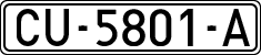 License plates of Spain, 1971 year series