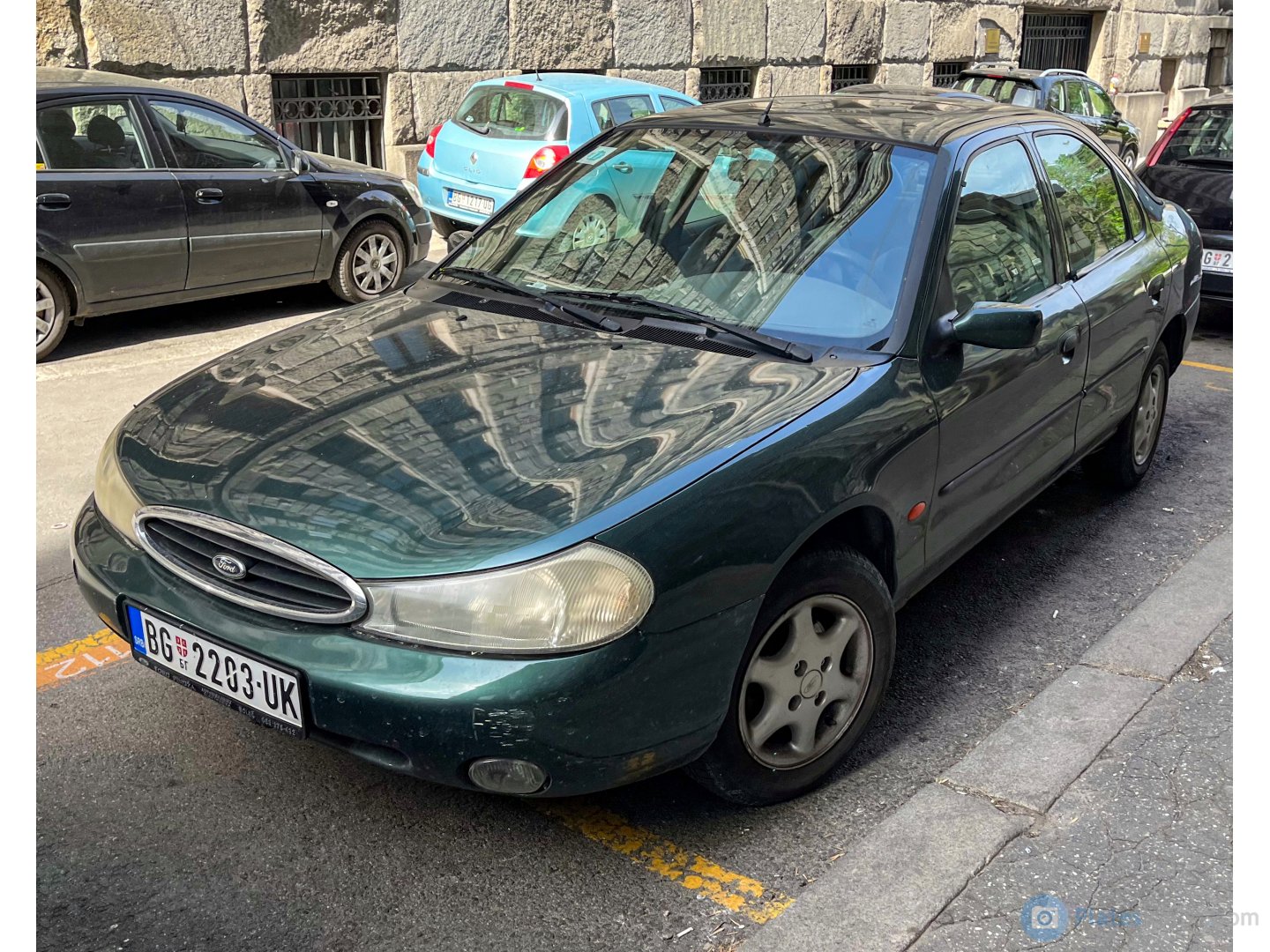 BG 2203-UK, Ford Mondeo 1st gen Sedan/Liftback (Mk2; CDW162), facelift, 1996–2000