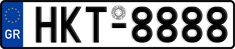 License plate of Greece, Cars