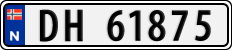 License plate of Norway, Cars