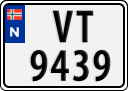 License plate of Norway, Trailers, motorcycles, special vehicles
