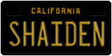 California, Vanity Plates