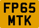 License plate of the United Kingdom, 2001 year system
