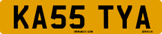 License plate of the United Kingdom, 2001 year system