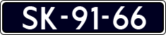 License plate of the Netherlands, Cars