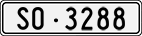 License plate of Switzerland, Cars