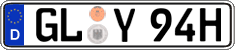 German license plate, Plates for oldtimers (type 