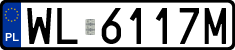 License plates of Poland, Regular car plates
