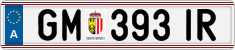 License plate of Austria, Regular plates
