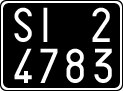 License plate of Italy, Cars (1927 year series)