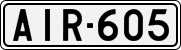 License plate of Finland, Cars