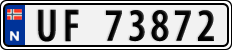 License plate of Norway, Cars