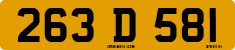 License plate of the United Kingdom, Diplomatic